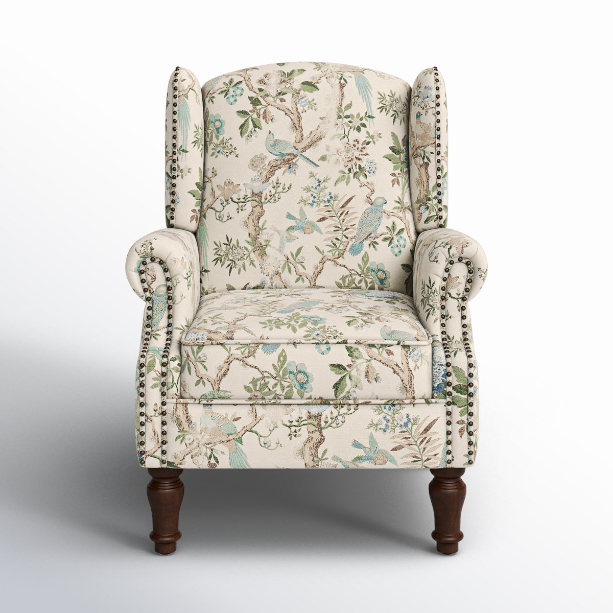 Anndi Upholstered Wingback Accent Chair